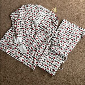 NWT Roller Rabbit Holly Jolly Spencer Pajama Set
